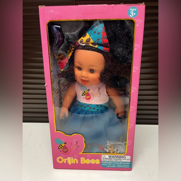 Orijin Bees Curly Swizzy Bee 12 inch - Picture 1 of 2